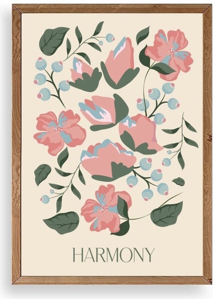 Harmony Ahşap Çerçeveli Tablo