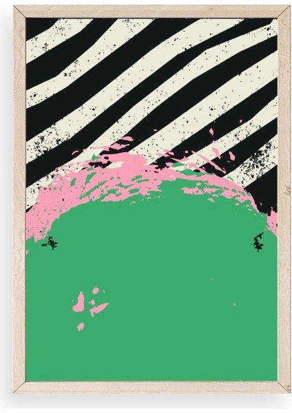 Modern Ahşap Çerçeveli Tablo