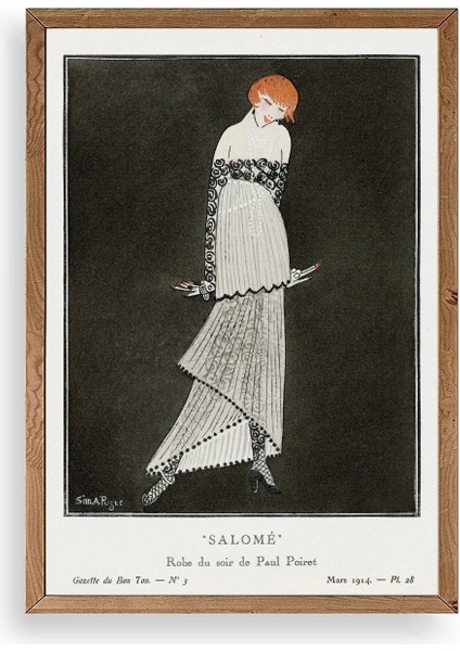 Bon Ton Ahşap Çerçeveli Tablo