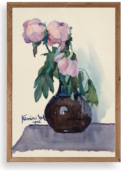 Kövári Ka?marik Ahşap Çerçeveli Tablo