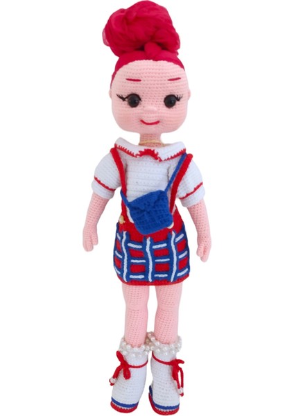 El Yapımı Kırmızı Saçlı Scotish Bebek