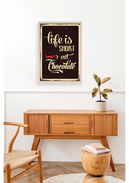 Motto Ahşap Çerçeveli Tablo modelleri