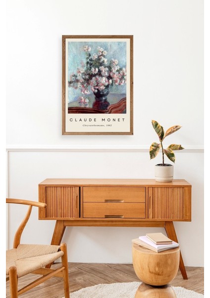 Claude Monet Ahşap Çerçeveli Tablo modelleri