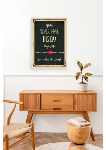 Motto Ahşap Çerçeveli Tablo modelleri