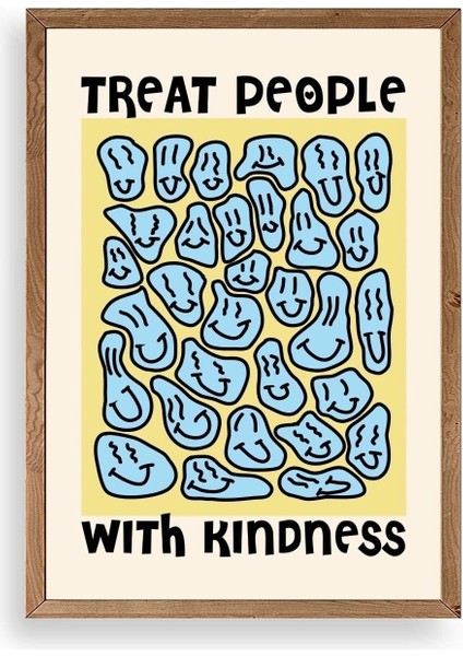 Motto Ahşap Çerçeveli Tablo