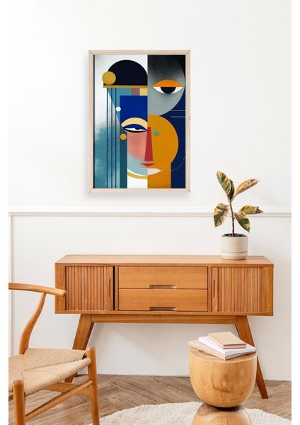 Modern Ahşap Çerçeveli Tablo modelleri