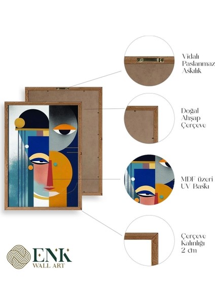 Modern Ahşap Çerçeveli Tablo fırsatları