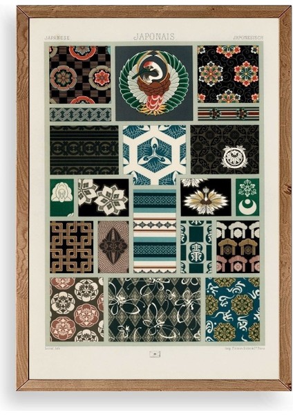 Motif Ahşap Çerçeveli Tablo