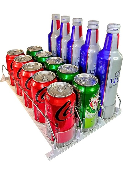 Buzdolabı Için Kendinden Itmeli Içecek Kutusu Düzenleyici