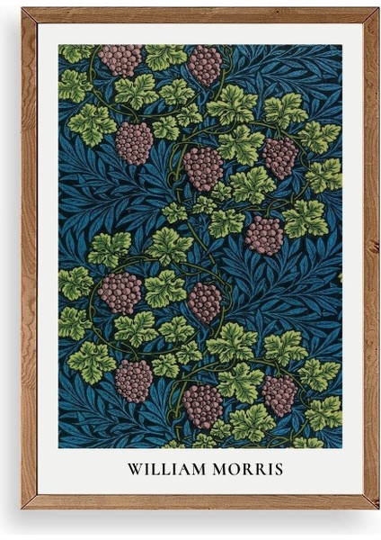 William Morris Ahşap Çerçeveli Tablo