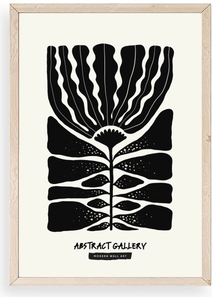 Modern Ahşap Çerçeveli Tablo