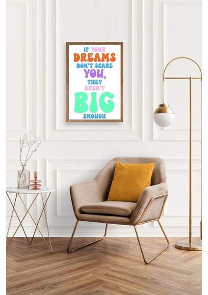 Motto Ahşap Çerçeveli Tablo fiyatları