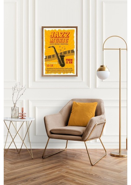 Jazz Ahşap Çerçeveli Tablo modelleri