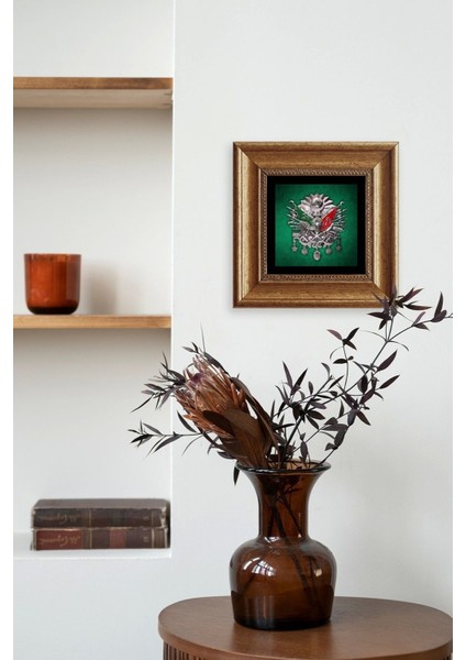 Osmanlı Tuğrası Çerçeveli Taş Tablo fırsatları