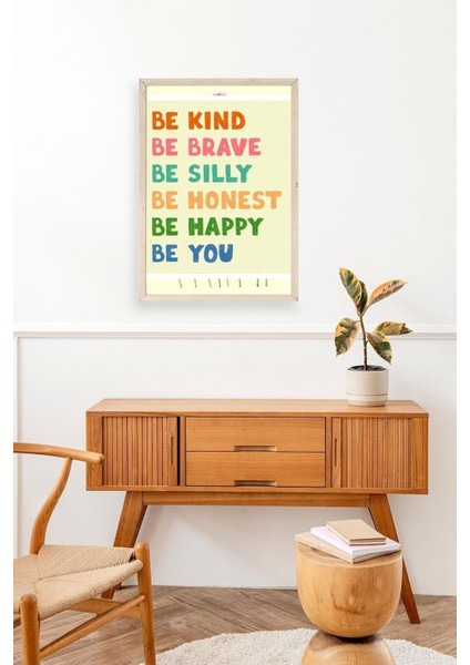 Motto Ahşap Çerçeveli Tablo modelleri