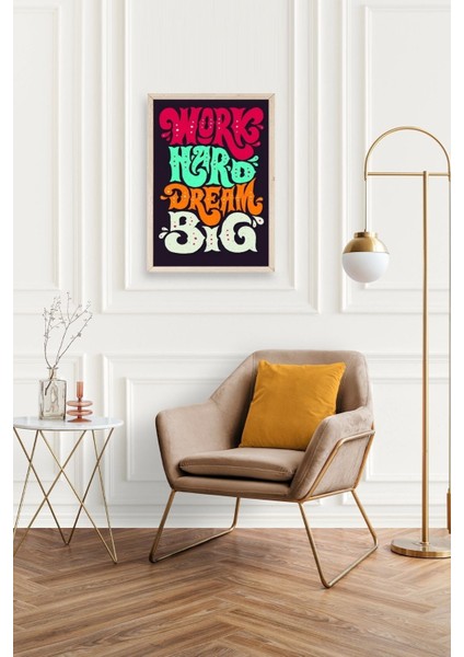 Motto Ahşap Çerçeveli Tablo fiyatları