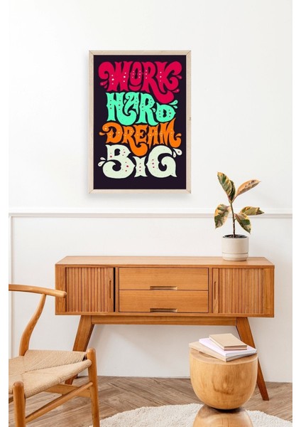 Motto Ahşap Çerçeveli Tablo modelleri