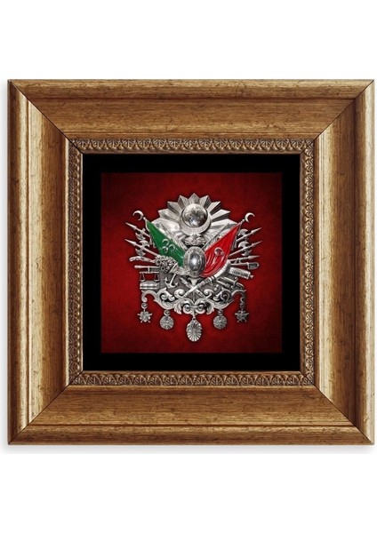 Osmanlı Tuğrası Çerçeveli Taş Tablo