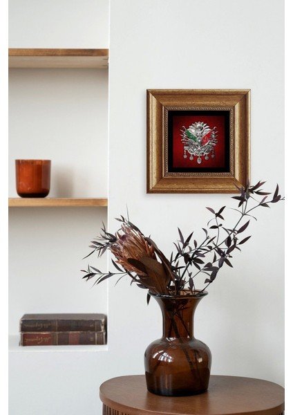 Osmanlı Tuğrası Çerçeveli Taş Tablo fırsatları