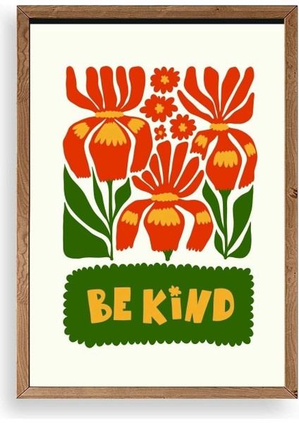 Motto Ahşap Çerçeveli Tablo