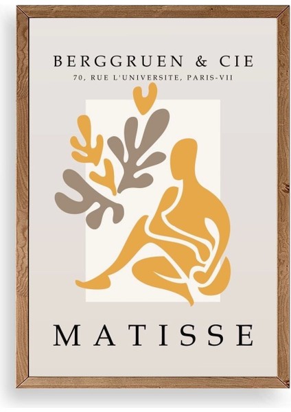 Modern Ahşap Çerçeveli Tablo