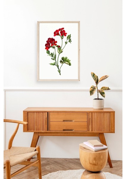 Çiçekler Ahşap Çerçeveli Tablo modelleri