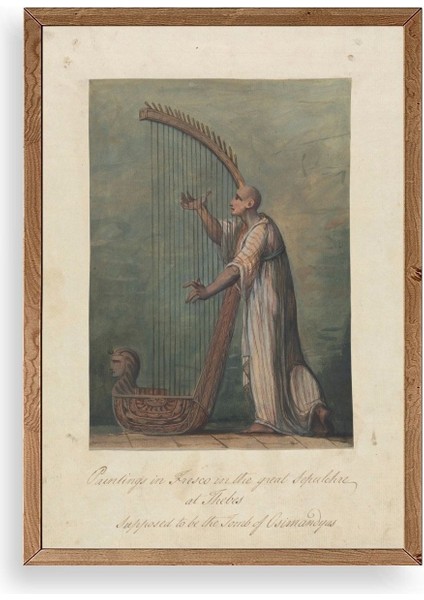 James Bruce Ahşap Çerçeveli Tablo