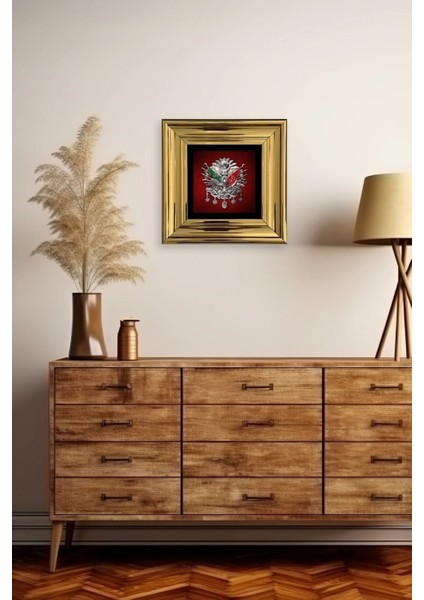 Osmanlı Tuğrası Çerçeveli Taş Tablo fırsatları