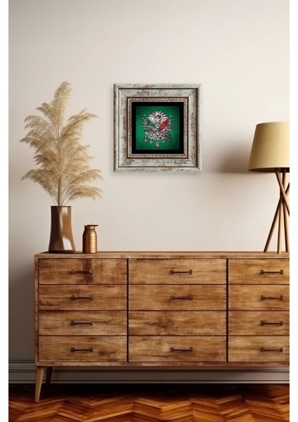 Osmanlı Tuğrası Çerçeveli Taş Tablo fiyatları