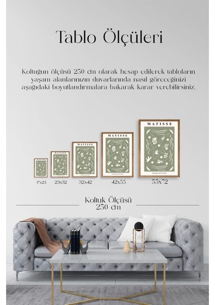 Matisse Ahşap Çerçeveli Tablo indirimleri