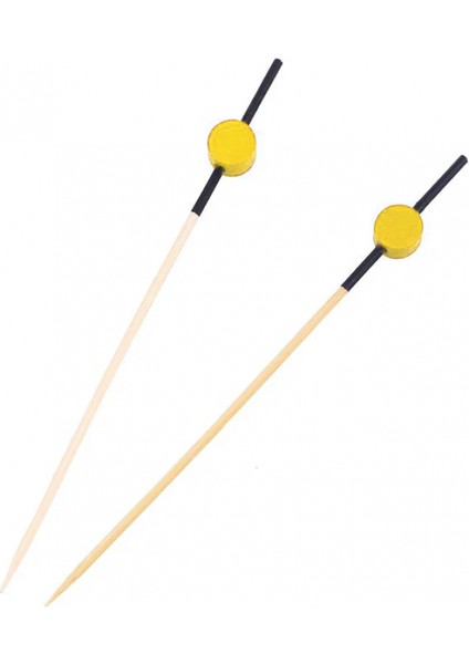 Zorlu Ekolojik Ürünler Bambu Sarı Kürdan 12 cm 100 Adet