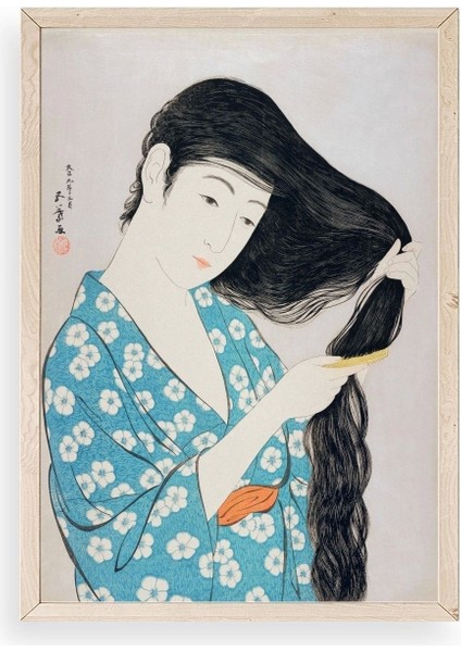 Hashiguchi Goyo Ahşap Çerçeveli Tablo