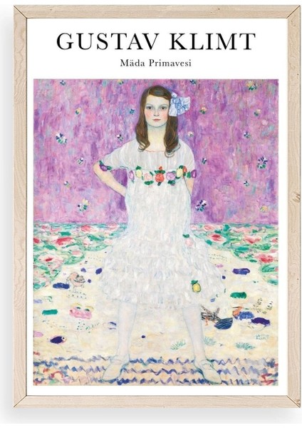 Gustav Klimt Ahşap Çerçeveli Tablo