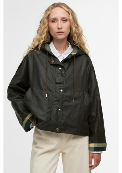 Ryedale Yağlı Ceket OL99 Archive Olive/ancient Tartan