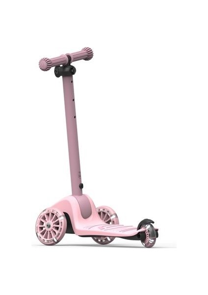 Highwaykick 3s Çocuk Scooterı, Rose - LED Tekerlekli, Katlanabilir ve Ayarlanabilir modelleri