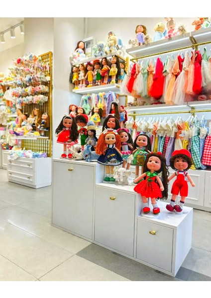 El Yapımı Lila Elbiseli Scotish Bebek