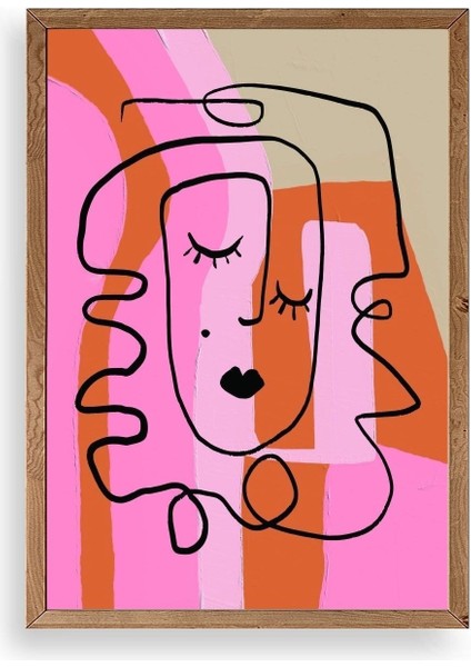 Motto Ahşap Çerçeveli Tablo