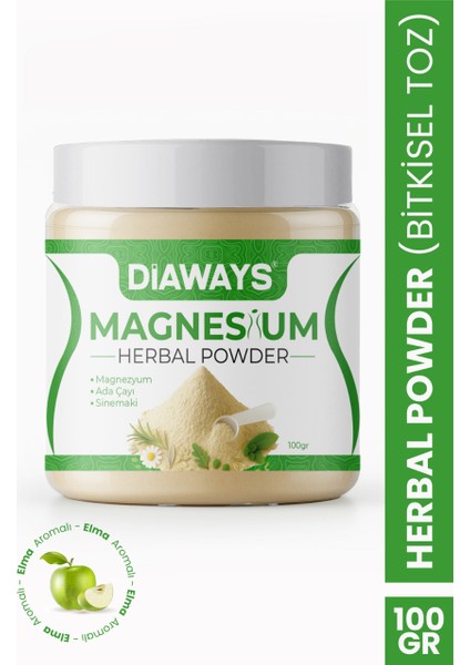 Elma Aromalı Kilo Verdirici Vermeye Zayıflamaya Ödem Atmaya Yardımcı Magnezyumlu Detox Burner Form Detok Tozu Kendinden Ölçekli