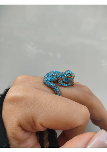 925 Ayar Gümüş Bronz Hayvan Figürlü Yüzük modelleri