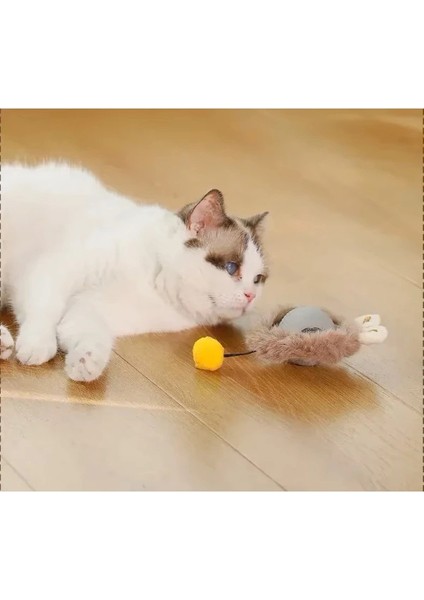 Tüylü Şarjlı Kedi Oyuncağı fırsatları