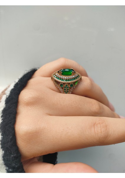 925 Ayar Gümüş Bronz Hürrem Model Yüzük fiyatları