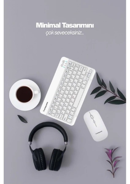 Beyaz Kablosuz Klavye ve Mouse Seti fiyatları