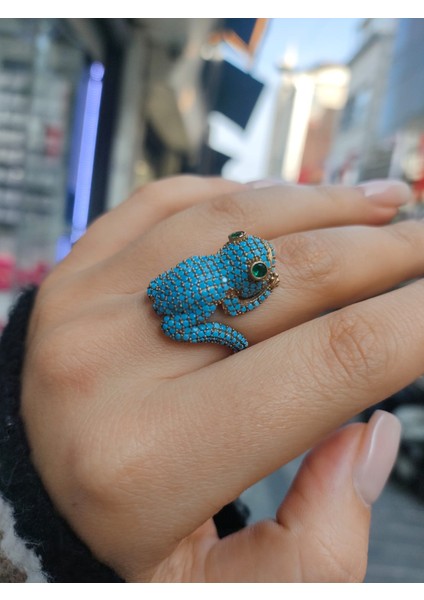 925 Ayar Gümüş Bronz Hayvan Figürlü Yüzük