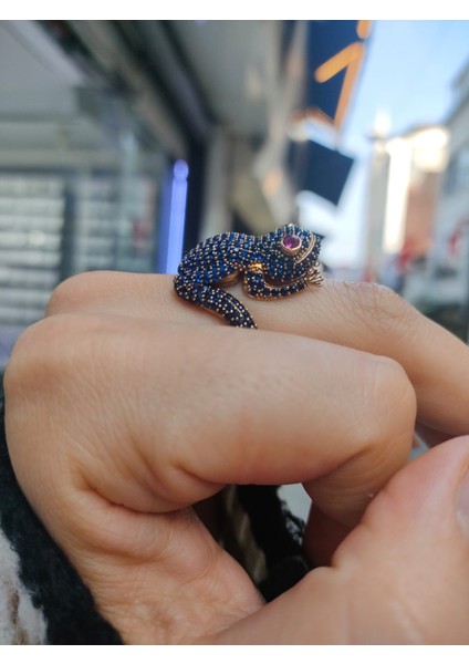 925 Ayar Gümüş Bronz Hayvan Figürlü Yüzük