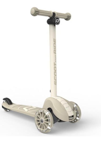 Highwaykick 3s Çocuk Scooterı, Ash - LED Tekerlekli, Katlanabilir ve Ayarlanabilir