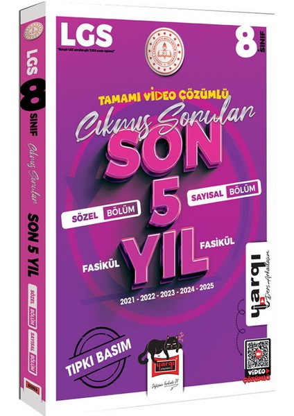 Yargı Ders Arkadaşım 8.sınıf Lgs 2021-2025 Tüm Dersler Fasikül Fasikül Tıpkı Basım Son 5 Yıl Çıkmış Sorular