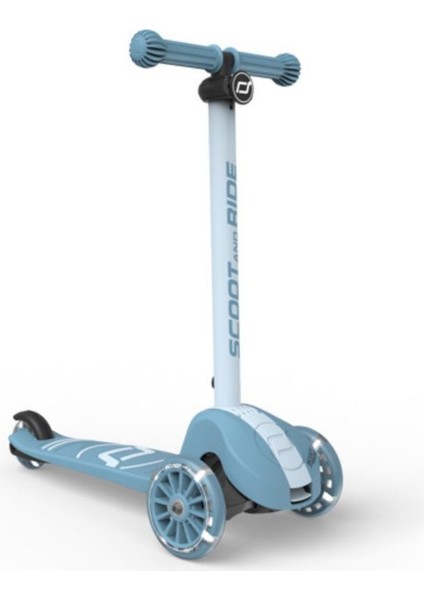 Highwaykick 3s Çocuk Scooterı, Steel - LED Tekerlekli, Katlanabilir ve Ayarlanabilir