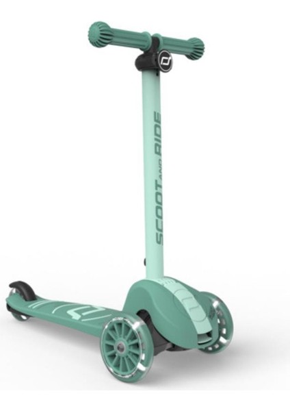 Highwaykick 3s Çocuk Scooterı, Forest - LED Tekerlekli, Katlanabilir ve Ayarlanabilir