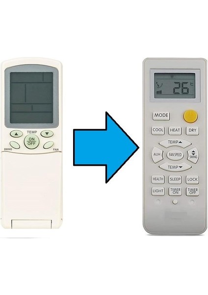 Hair Sigma York YR-H72 YR-H03 YR-H07 YR-H08 YR-H10 Klima Kumandası