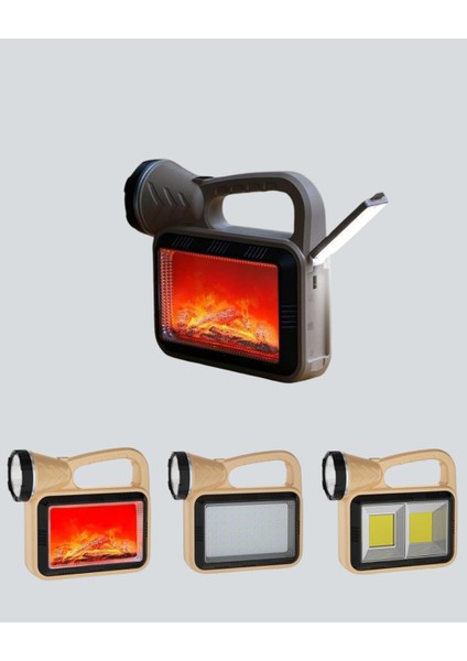 Solar Cob Alev Efektli Lamba – Güneş Enerjili Suya Dayanıklı Taşınabilir - ER001Y-53MB96 fırsatları